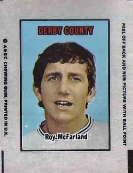 1970-71 A&BC Chewing Gum Action Transfers #NNO Roy McFarland Front