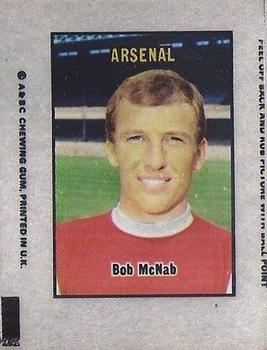1970-71 A&BC Chewing Gum Action Transfers #NNO Bob McNab Front
