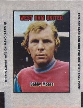 1970-71 A&BC Chewing Gum Action Transfers #NNO Bobby Moore Front