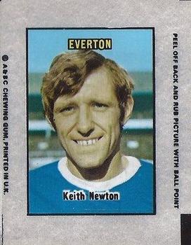 1970-71 A&BC Chewing Gum Action Transfers #NNO Keith Newton Front