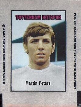 1970-71 A&BC Chewing Gum Action Transfers #NNO Martin Peters Front