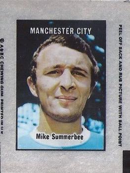 1970-71 A&BC Chewing Gum Action Transfers #NNO Mike Summerbee Front