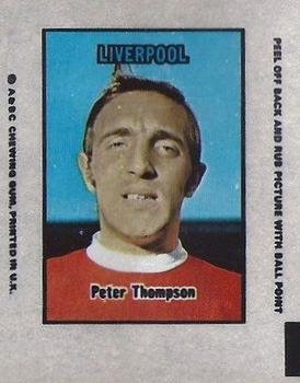 1970-71 A&BC Chewing Gum Action Transfers #NNO Peter Thompson Front