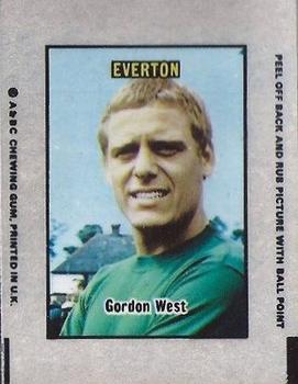 1970-71 A&BC Chewing Gum Action Transfers #NNO Gordon West Front