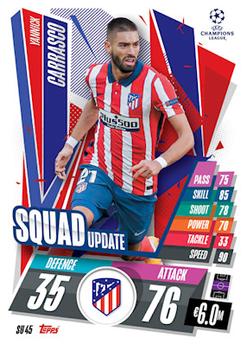 2020-21 Topps Match Attax UEFA Champions League Extra #SU45 Yannick Carrasco Front
