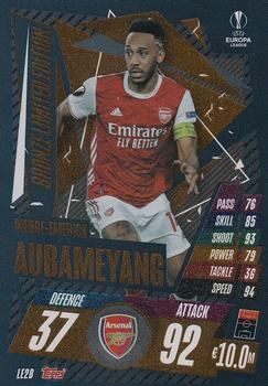 2020-21 Topps Match Attax UEFA Champions League Extra - Limited Edition Bronze #LE2B Pierre-Emerick Aubameyang Front