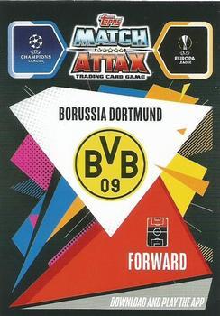2020-21 Topps Match Attax UEFA Champions League Extra - Limited Edition Bronze #LE3B Jadon Sancho Back