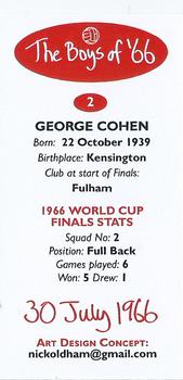 2016 Nick Oldham The Boys of '66 30th July 1966 #2 George Cohen Back