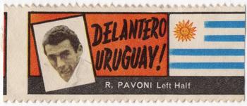 1966 A&BC World Cup Football Stamps #NNO Ricardo Pavoni Front