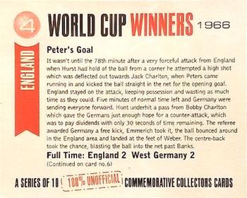 2002 Frameability World Cup Winners #4 Martin Peters Back