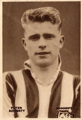 1937 Shermans Pools Searchlight on Famous Players #NNO Peter Doherty Front