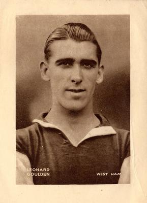 1937 Shermans Pools Searchlight on Famous Players #NNO Len Goulden Front