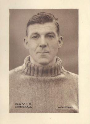 1937 Shermans Pools Searchlight on Famous Players #NNO Dave Mangnall Front