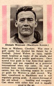 1949-50 LTA Robinson Stars of Today and Tomorrow #NNO Dennis Westcott Back
