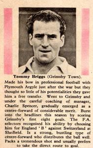 1949-50 LTA Robinson Stars of Today and Tomorrow #NNO Tommy Briggs Back