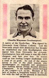 1949-50 LTA Robinson Stars of Today and Tomorrow #NNO Charlie Wayman Back
