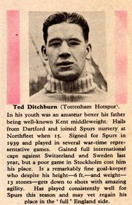 1949-50 LTA Robinson Stars of Today and Tomorrow #NNO Ted Ditchburn Back