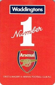 2008 Waddingtons Number 1 Arsenal F.C. #NNO Thierry Henry Back