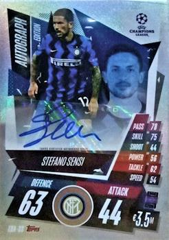 2020-21 Topps Match Attax UEFA Champions League Extra - Autographs #EXA-SS Stefano Sensi Front