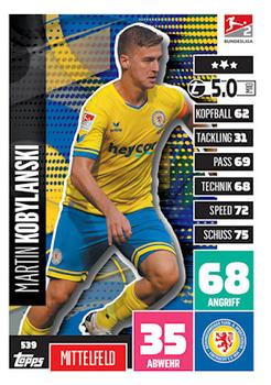 2020-21 Topps Match Attax Bundesliga Extra #539 Martin Kobylanski Front