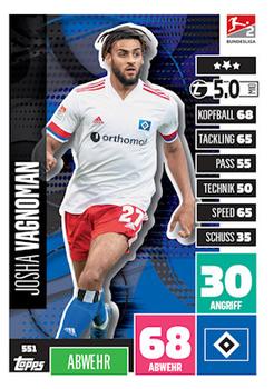 2020-21 Topps Match Attax Bundesliga Extra #551 Josha Vagnoman Front