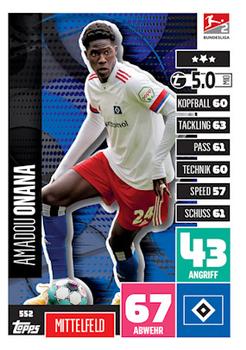 2020-21 Topps Match Attax Bundesliga Extra #552 Amadou Onana Front