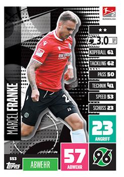 2020-21 Topps Match Attax Bundesliga Extra #553 Marcel Franke Front