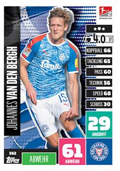 2020-21 Topps Match Attax Bundesliga Extra #562 Johannes van den Bergh Front