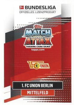 2020-21 Topps Match Attax Bundesliga Extra #624 Bülter & Becker Back