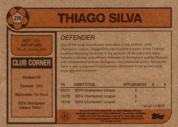 2021 Topps Living UEFA Champions League #278 Thiago Silva Back