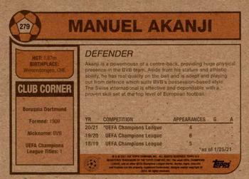 2021 Topps Living UEFA Champions League #279 Manuel Akanji Back
