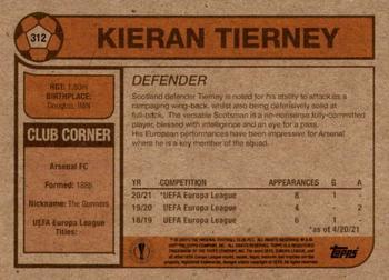 2021 Topps Living UEFA Champions League #312 Kieran Tierney Back