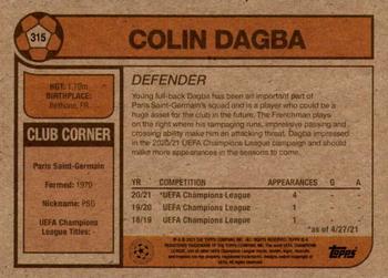 2021 Topps Living UEFA Champions League #315 Colin Dagba Back