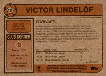 2021 Topps Living UEFA Champions League #320 Victor Lindelof Back