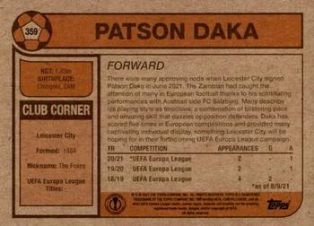 2021 Topps Living UEFA Champions League #359 Patson Daka Back