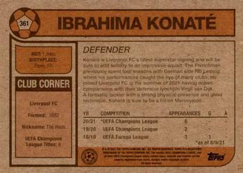 2021 Topps Living UEFA Champions League #361 Ibrahima Konate Back