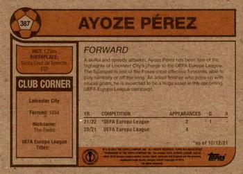 2021 Topps Living UEFA Champions League #387 Ayoze Perez Back