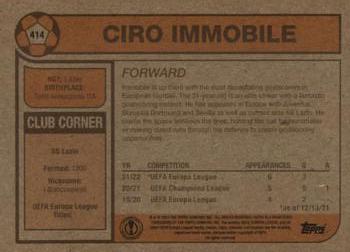 2021 Topps Living UEFA Champions League #414 Ciro Immobile Back