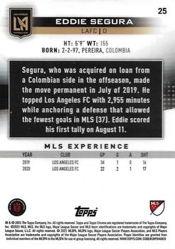 2021 Topps Chrome MLS #25 Eddie Segura Back