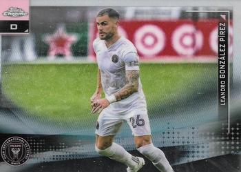 2021 Topps Chrome MLS #33 Leandro González Pírez Front