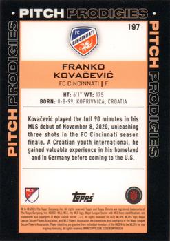 2021 Topps Chrome MLS #197 Franko Kovacevic Back
