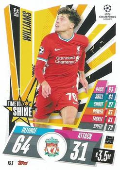 2020-21 Topps Match Attax UEFA Champions League Extra - Time to Shine #TS1 Neco Williams Front