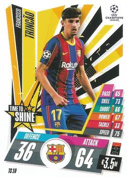 2020-21 Topps Match Attax UEFA Champions League Extra - Time to Shine #TS10 Francisco Trincão Front