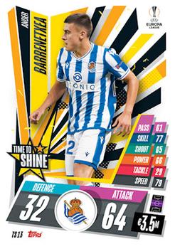2020-21 Topps Match Attax UEFA Champions League Extra - Time to Shine #TS13 Ander Barrenetxea Front