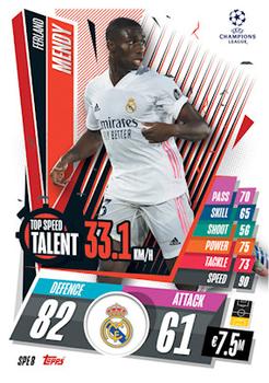 2020-21 Topps Match Attax UEFA Champions League Extra - Top Speed Talent #SPE8 Ferland Mendy Front