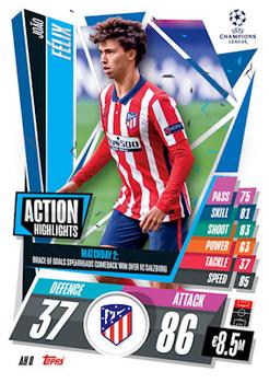 2020-21 Topps Match Attax UEFA Champions League Extra - Action Highlights #AH8 Joao Felix Front