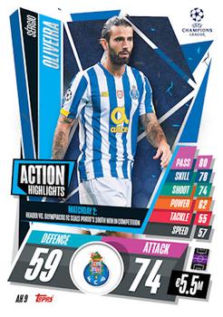 2020-21 Topps Match Attax UEFA Champions League Extra - Action Highlights #AH9 Sergio Oliveira Front