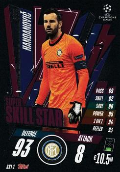 2020-21 Topps Match Attax UEFA Champions League Extra - Super Skill Stars #SKI1 Samir Handanovic Front