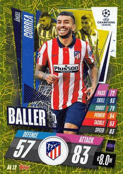 2020-21 Topps Match Attax UEFA Champions League Extra - Ballers #BA12 Ángel Correa Front