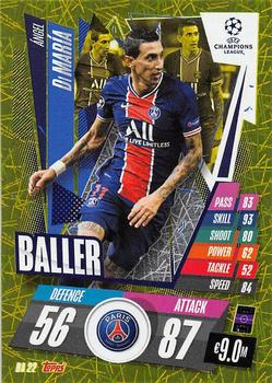2020-21 Topps Match Attax UEFA Champions League Extra - Ballers #BA22 Ángel Di María Front